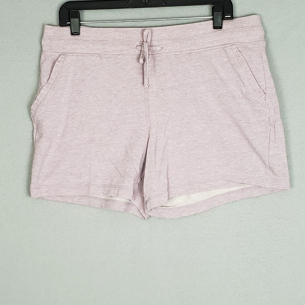 32 Degree‎ Size L Drawstring Waist Lounge Shorts Purple Comfy Casual Athleisure